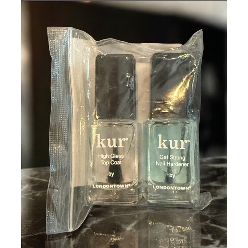 LONDONTOWN Strength & Shine Duo GET STRONG Nail Hardener / HIGH GLOSS Top Coat